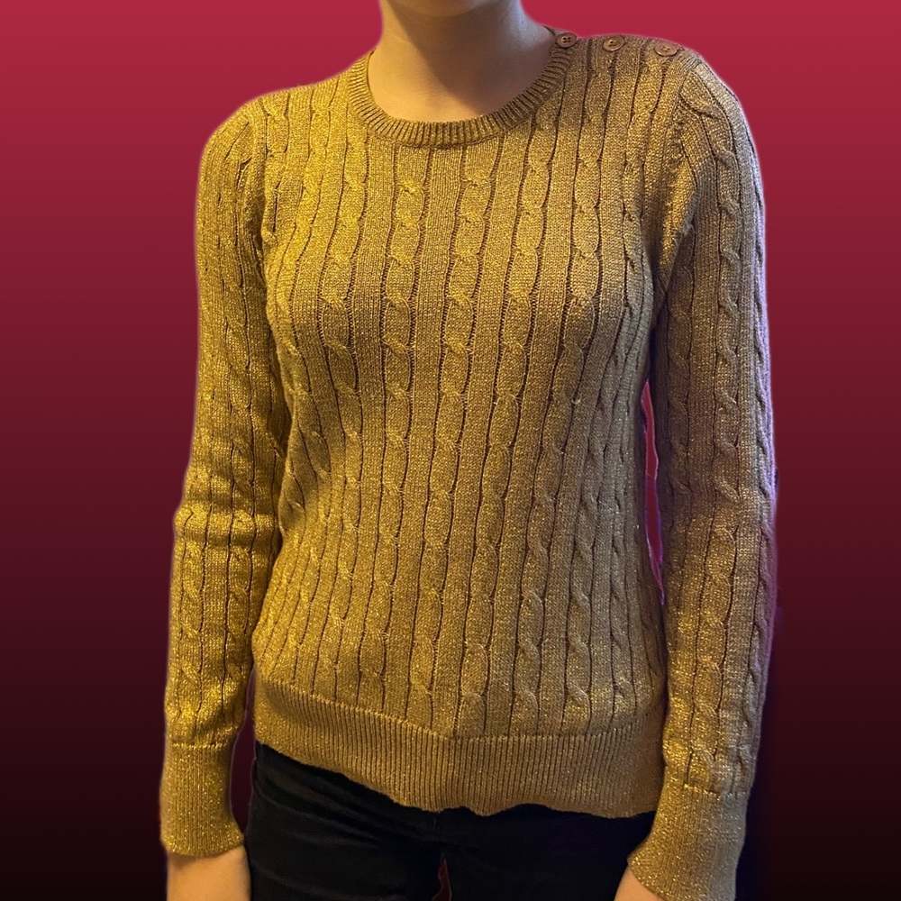 Ralph Lauren gold top